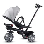 Велосипед трёхколёсный с родительской ручкой Rocket MLX-510-GR, серый 2