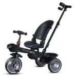 Велосипед трёхколёсный с родительской ручкой Rocket MLX-510-GR, серый 3