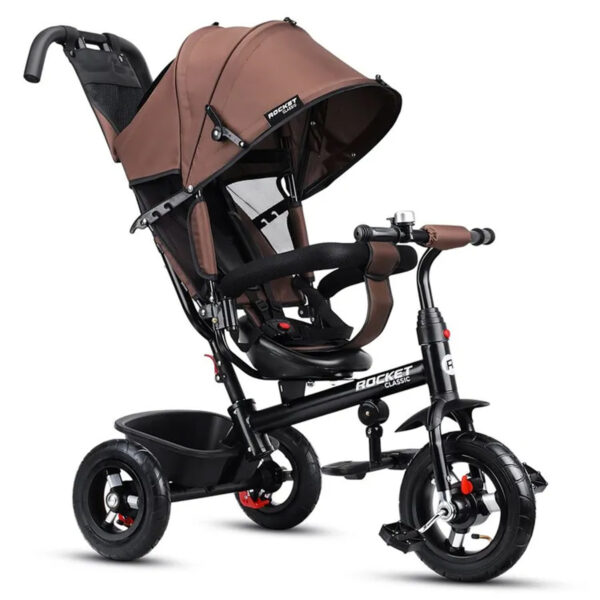 Велосипед трехколесный Rocket 137-BR, цвет коричневый 1