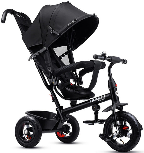 Велосипед трехколесный Rocket 137-BK, цвет черный 1
