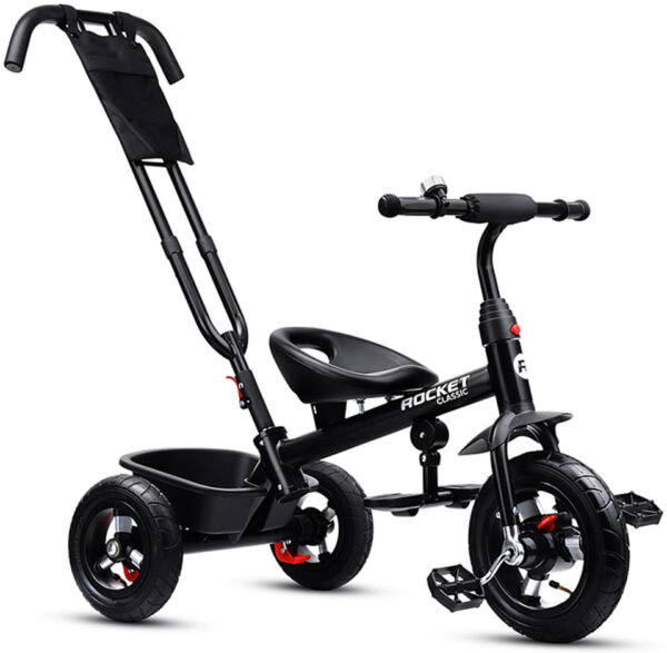 Велосипед трехколесный Rocket 137-BK, цвет черный 2
