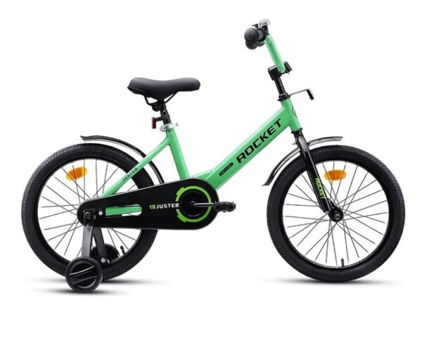 Велосипед 18" Rocket Juster, цвет зеленый 1