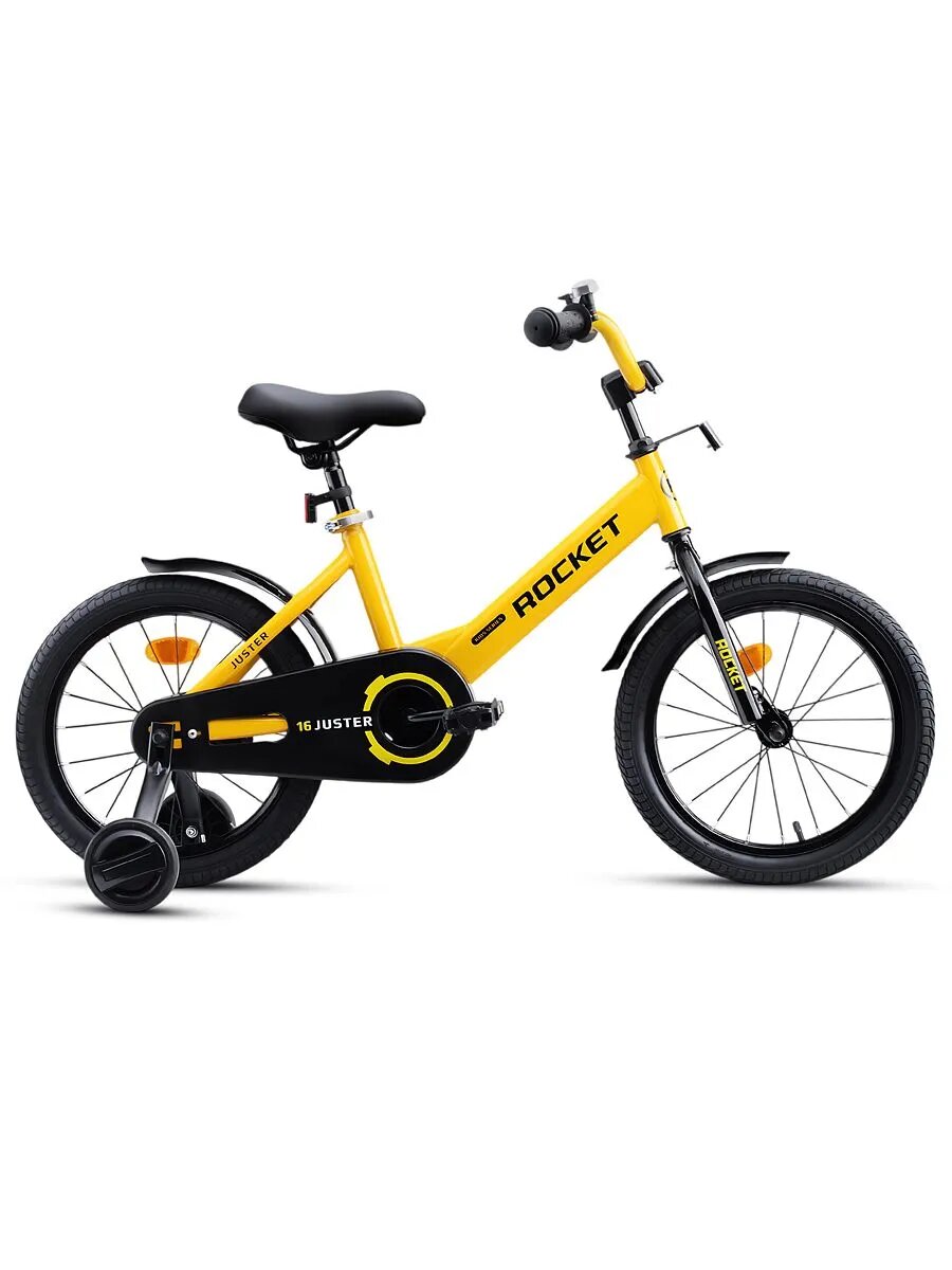 Велосипед 16" Rocket Juster, цвет желтый 1 Велосипед 16" Rocket Juster, цвет желтый 1