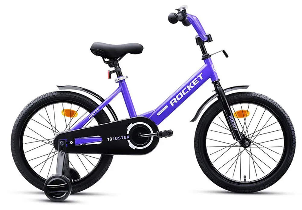Велосипед 18" Rocket Juster, цвет фиолетовый 1 Велосипед 18" Rocket Juster, цвет фиолетовый 1