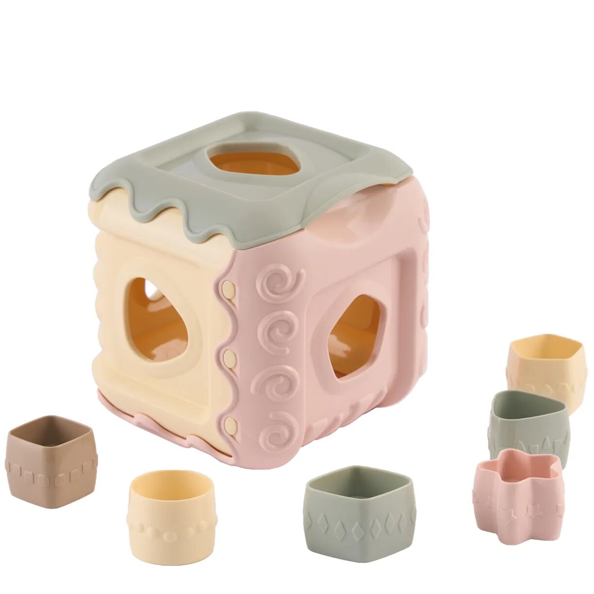 Дидактическая игрушка "Кубик". Серия "Эстетика" 1 Дидактическая игрушка "Кубик". Серия "Эстетика" 1