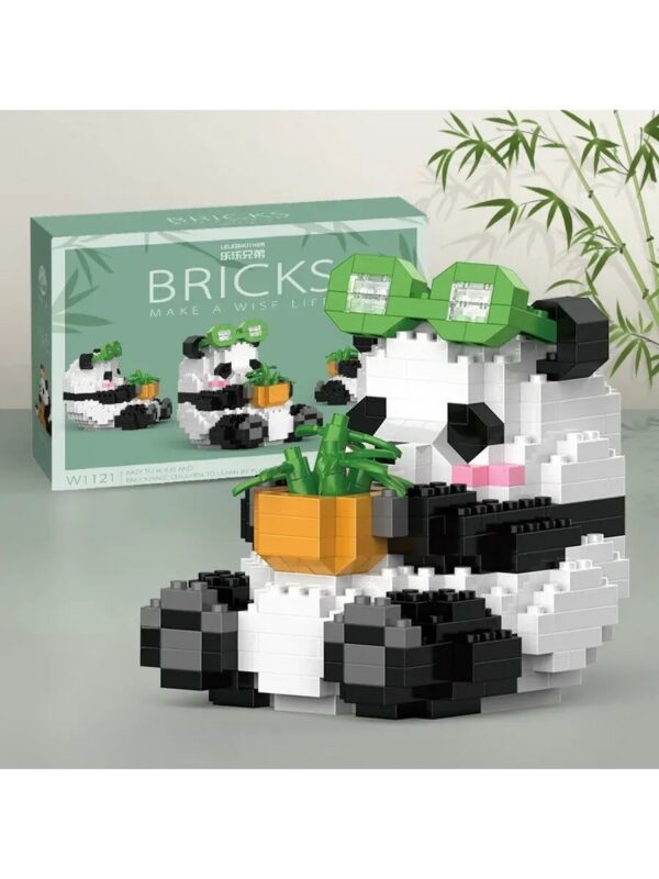 Конструктор "Панда" с бамбуком (348 дет.) в коробке 1