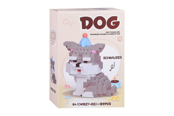 3Д-конструктор "Собака " (159 дет.) в коробке 1
