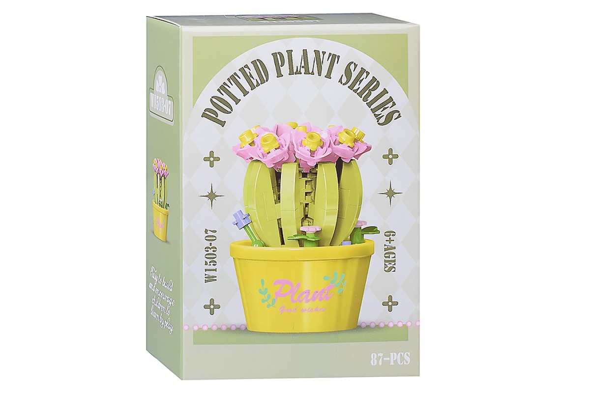 Конструктор "Цветок" (87 дет.) в коробке 1 Конструктор "Цветок" (87 дет.) в коробке 1