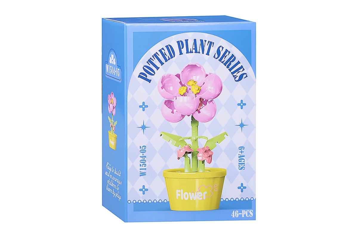 Конструктор "Цветок" (46 дет.) в коробке 1 Конструктор "Цветок" (46 дет.) в коробке 1