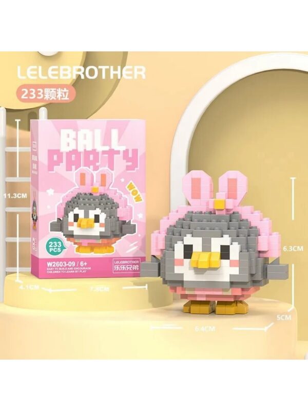 3Д-конструктор "Пингвин" (233 дет.) в коробке 1