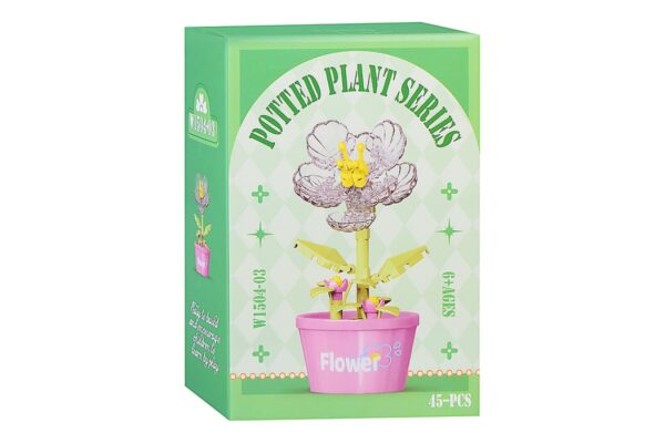 Конструктор "Цветок" (45 дет.) в коробке 1