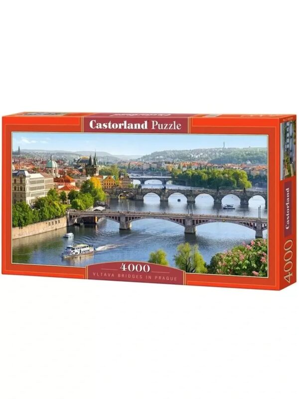 Пазлы 4000 "Река Влтава. Прага" 1