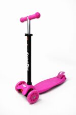 Самокат 3-х колесный 4108, цвет Розовый 1
