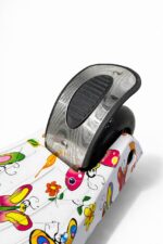 Самокат 3-х колесный складной S00098, принт "Бабочки" 3