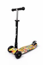 Самокат 3-х колесный складной S00098, принт "Покемоны" 1