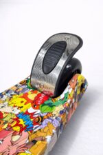 Самокат 3-х колесный складной S00098, принт "Покемоны" 3