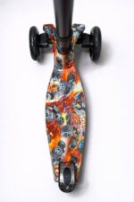 Самокат 3-х колесный складной S00098, принт "Машины" 2