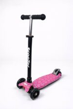 Самокат 3-х колесный складной S00098, принт "Ракушки" 1