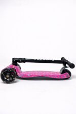 Самокат 3-х колесный складной S00098, принт "Ракушки" 4