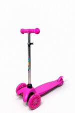 Самокат 3-х колесный 4105, цвет Розовый 1