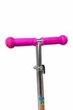 Самокат 3-х колесный 4105, цвет Розовый 4