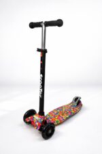Самокат 3-х колесный S00225, принт "Скитлс" 1