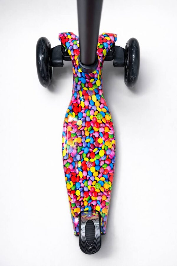 Самокат 3-х колесный S00225, принт "Скитлс" 2