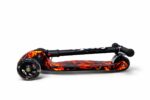 Самокат 3-х колесный складной S00255, принт "Огненный дракон" 4