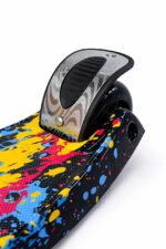 Самокат 3-х колесный складной S00225, принт "Краски" 3