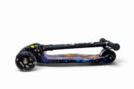 Самокат 3-х колесный складной S00225, принт "Краски" 4