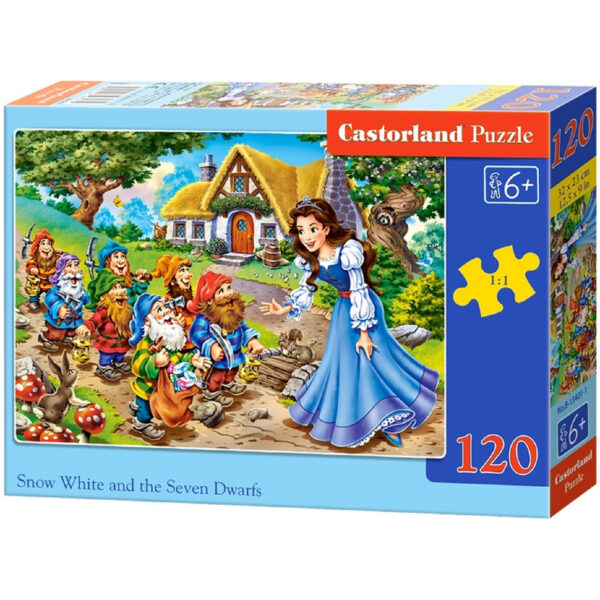 Пазлы 120 "Белоснежка и 7 гномов" 1