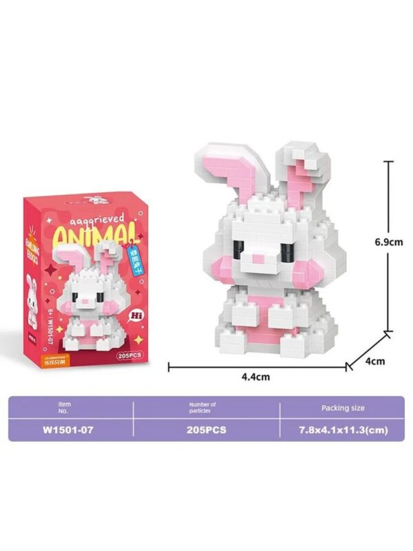 Конструктор "Кролик" (205 дет.) в коробке 1