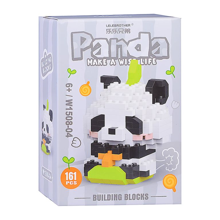 3Д-конструктор "Панда на скейте" (161 дет.) в коробке 1 3Д-конструктор "Панда на скейте" (161 дет.) в коробке 1
