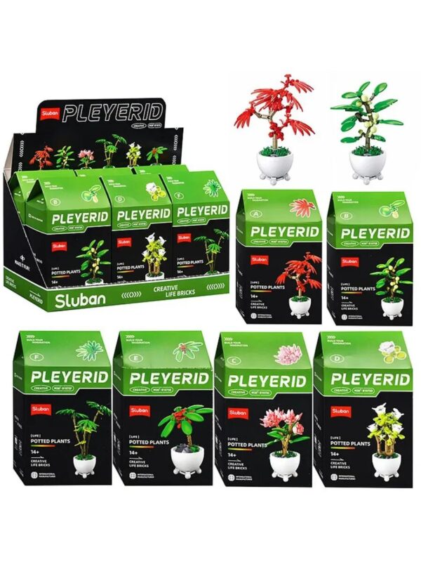 Конструктор "Пальмы в горшочках" в коробке 1