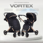 Коляска детская RANT basic "VORTEX" RA304 Black 4