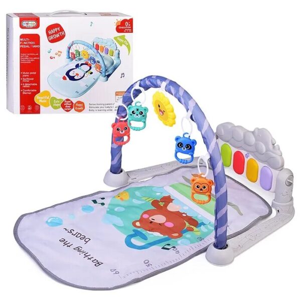 Коврик развивающий "Мишутка" с ростомером, в коробке 1