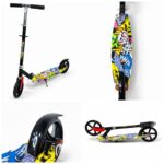 Самокат 2-х колесный 3622P, принт Граффити 1
