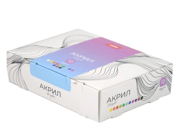 Краски акриловые КЛАССИКА, 12 цв. по 20 мл 1