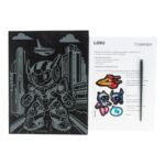 Гравюра 18*24 "Робот" (золото) 2