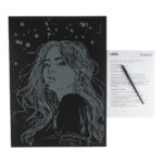 Скретчинг 30*40 см K-POP "Девушка-айдол" 2