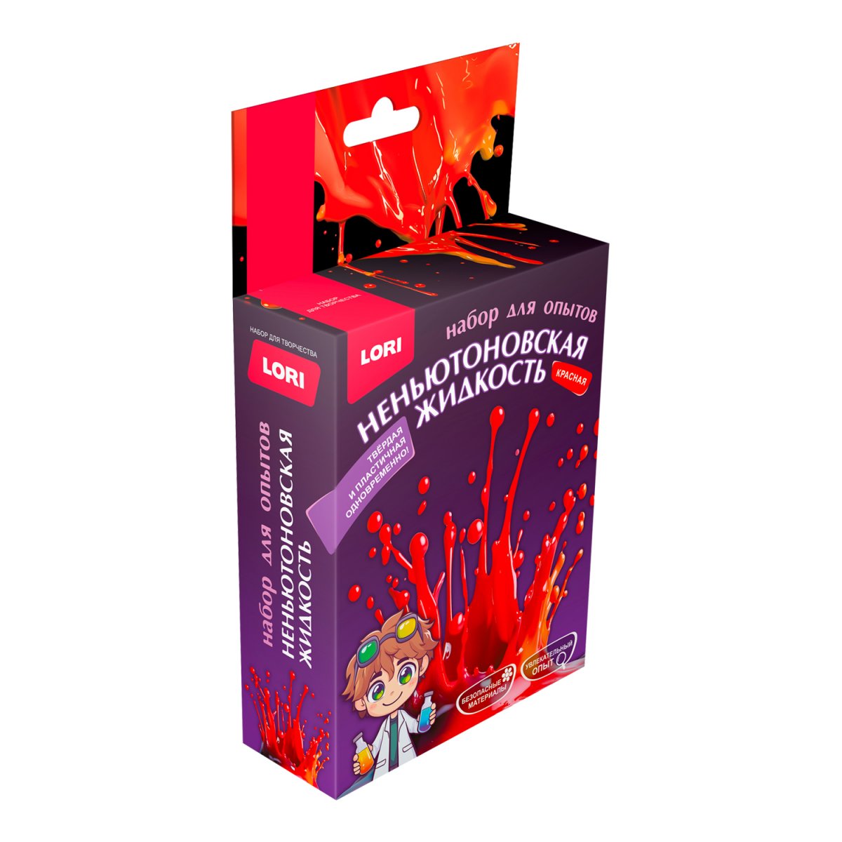 Химические опыты. Неньютоновская жидкость "Красная" 1 Химические опыты. Неньютоновская жидкость "Красная" 1