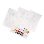 Скетчинг акварелью "Девушки Анимэ" 2