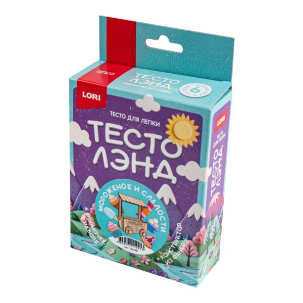 Тесто для лепки. Тематический набор "Мороженое, сладости" 1