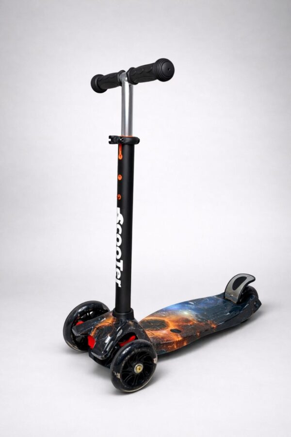 Самокат 3-х колесный S00225, принт "Вселенная" 1
