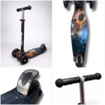 Самокат 3-х колесный S00225, принт "Вселенная" 5