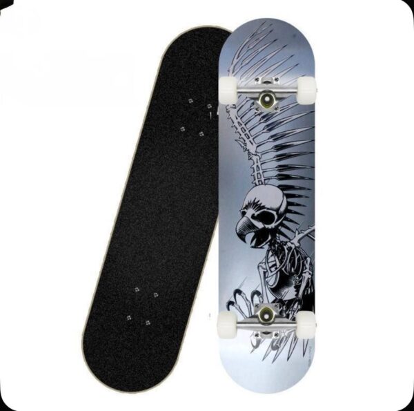 Скейтборд с принтом "Скелет", 3108CPD 1