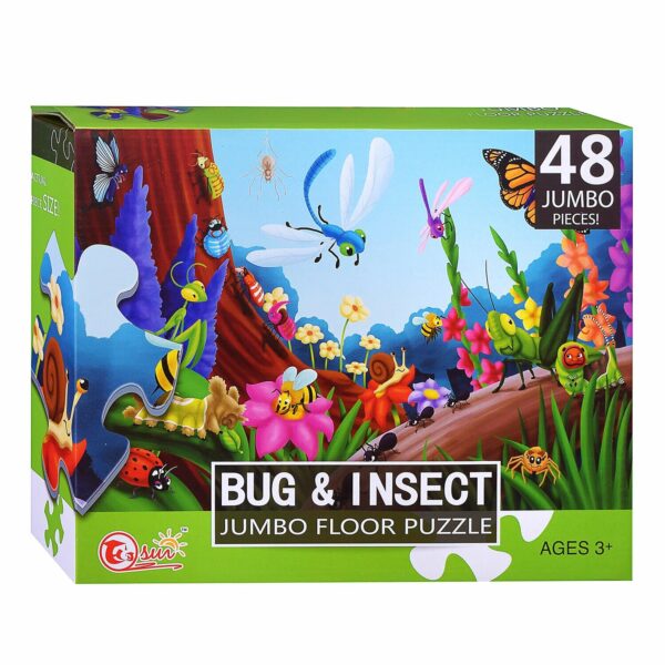 Пазл "Насекомые" (48 дет.) 1