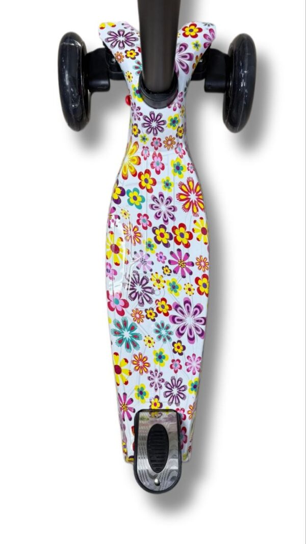 Самокат 3-х колесный S00225, принт "Ромашки" 2