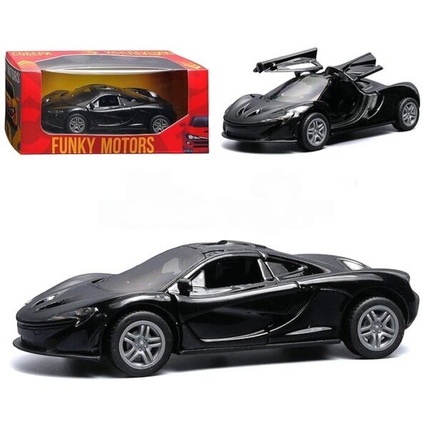 Чёрная инерционная машинка вид Макларен, 1:32 FT1101-25-61 1