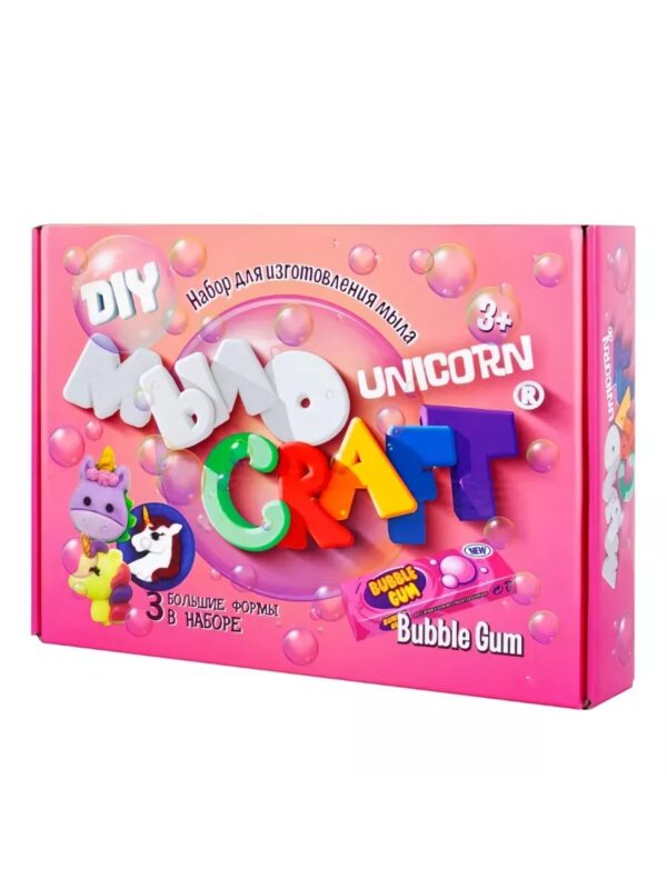 Набор для опытов и экспериментов "Юный химик", "Мыло Craft. Ice Cream. Клубника" 1